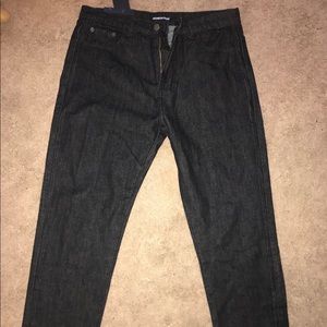 Black Straight Leg Jeans
